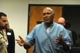 O.J. Simpson attends a parole hearing at Lovelock Correctional Center July 20, 2017 in Lovelock, Nevada.