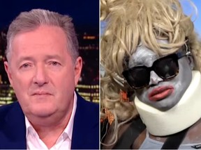 Piers Morgan and Crackhead Barney.