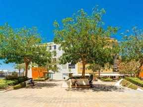 Square in Plaza Enrique Garcia Herrera, Malaga.