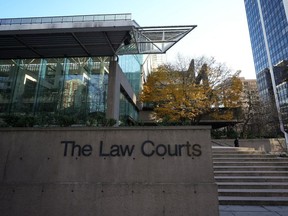 The Law Courts building in downtown Vancouver in a file photo.