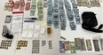Cops allegedly seized an assortment of illicit drugs – cocaine, meth and fentanyl – and a replica firearm when they raided tents in a homeless encampment in Clarence Square Park on Friday, April 12, 2024.