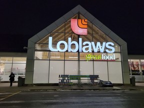 A Loblaws grocery store is shown at a Bowmanville, Ont. shopping centre on Tuesday Feb. 28, 2023.