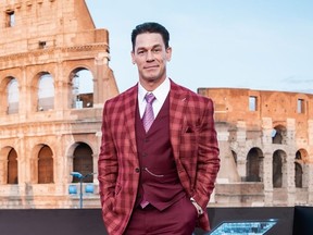 John Cena attends the premiere of "Fast X" in Rome.