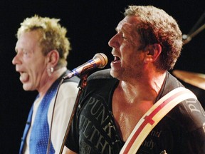 Steve Jones, right, and John Lydon of The Sex Pistols perform at the Roxy in West Hollywood, Calif., Thursday, Oct. 25, 2007.