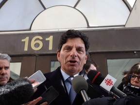 Lawyer Lawrence Greenspon speaks to reporters outside the courthouse in Ottawa, Jan. 26, 2018.