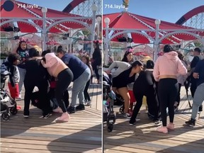 Video shared to social media last month showed mothers ganging up on a woman at Disneyland.