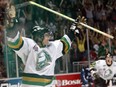 Marc Methot scores while playing with the London Knights in the 2005 Memorial Cup. (File photo)