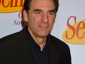 Michael Richards arrives to celebrate the release of the first three seasons of the "Seinfeld" on DVD, on Nov. 17, 2004, in New York.
