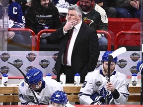 Should the Maple Leafs fire head coach Sheldon Keefe? The answer may not be as simple as you think. CLAUDIO BRESCIANI/GETTY IMAGES file