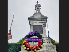 The statue of Pte. Alexander Watson from the 1885 Battle of Batoche has been removed from St. Catharines City Hall after council voted 12-1 to take it down in consideration of Canada's reconciliation efforts with indigenous peoples.
