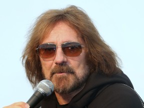 Black Sabbath bassist Geezer Butler is seen in 2016.