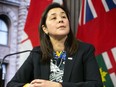 Dr. Eileen de Villa, medical officer of Health for the City of Toronto attends a news conference in Toronto, on Monday, Jan. 27, 2020.