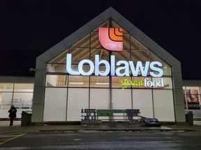 A Loblaws grocery store is shown at a Bowmanville, Ont. shopping centre on Tuesday Feb. 28, 2023.