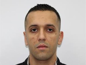 Yacine Zouaoui is shown in Quebec provincial police photo.