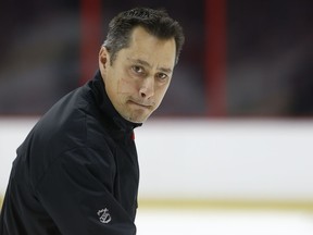 Guy Boucher is out as an assistant coach with the Toronto Maple Leafs.