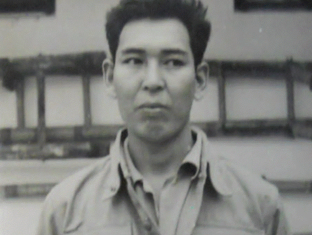 KAMLOOPS KID: Kanao Inouye faces the rope in 1947. PUBLIC DOMAIN