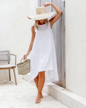 Magic Linen Royal Toscana Dress