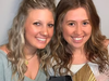 Brooklyn Shuler, left, is pictured with her lifelong friend Railey Greeson. The two were in each other's wedding parties. FACEBOOK