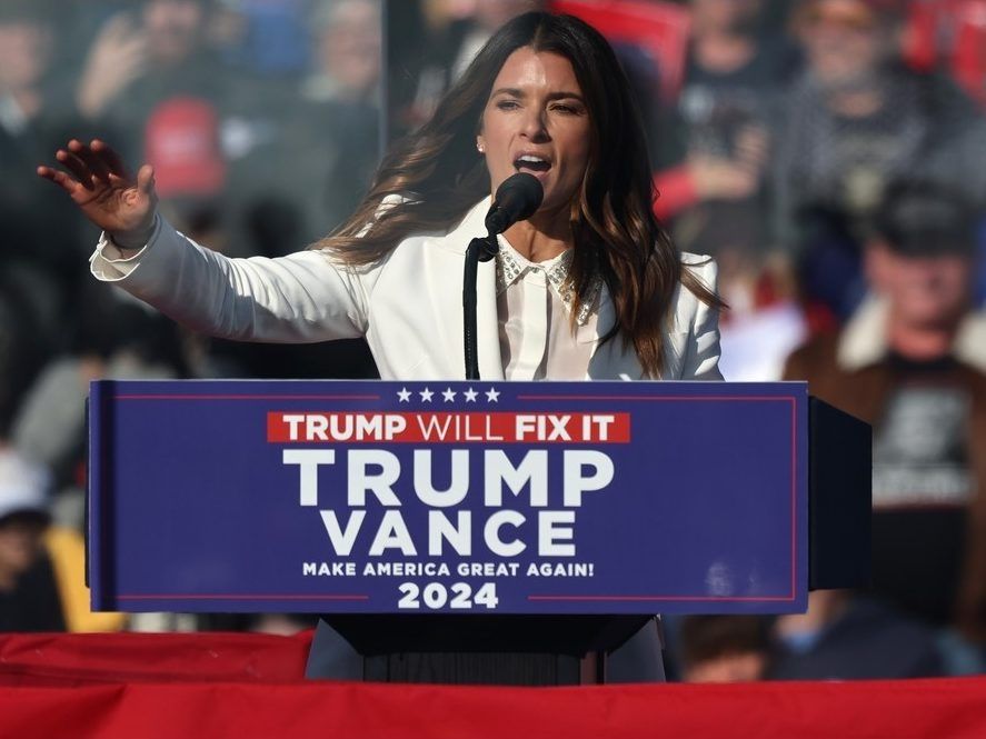 Danica Patrick roasts Kamala Harris celeb supporters at Donald Trump rally: 'I never went to a Diddy party'