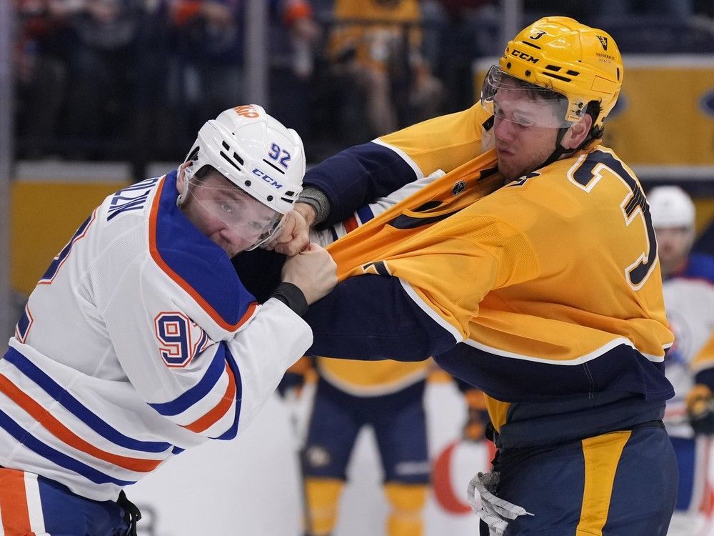 Edmonton Oilers using Battle of Alberta as early measuring stick