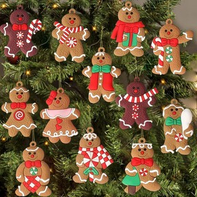 12pcs Gingerbread Ornaments