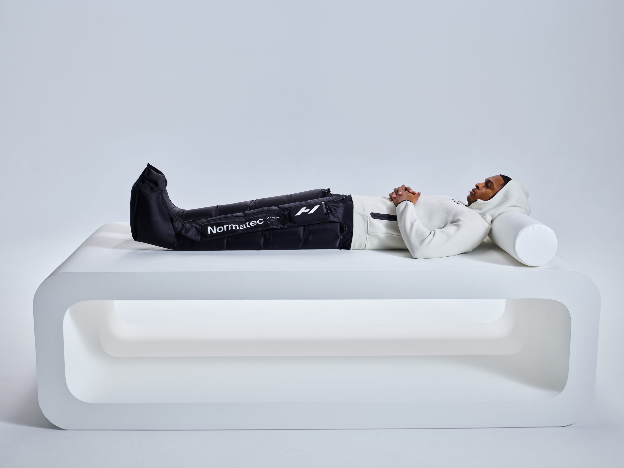  Normatec’s newest leg compression boots.