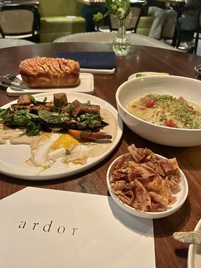 Food at the Edition Hotel's The Ardor.