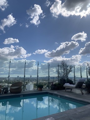 Facial first, pool second at 1 Hotel West Hollywood's Bamford Wellness Spa.