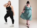 Inclusive and stylish plus-size brands.