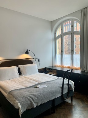 Miss Clara's dramatic windows and views of the bustling Sveavägen Boulevard as the focal point in each guest room.