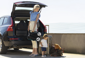 The Cybex Libelle folds up to be the size of a large briefcase.