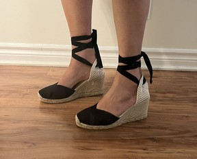 black sezane diane espadrilles