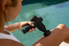 Hypervolt Go 2 portable therapy massage gun.