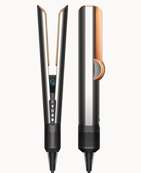Dyson Airstrait in nickel and copper