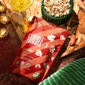 Eatable Jingle Bell Pops White Chocolate Kettle Corn