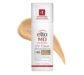 EltaMD UV Clear SPF 46 Tinted Face Sunscreen.
