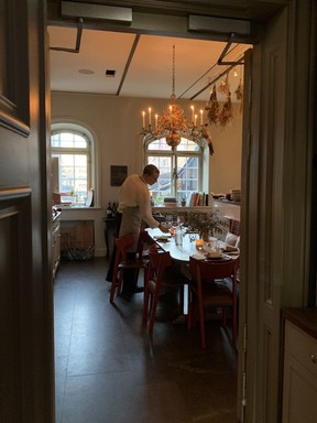 Stepping into the kitchen at Ett Hem.