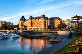 Fairmont Empress Golden Hour Exterior
