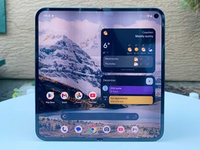 The Pixel 9 Pro Fold, unfolded.