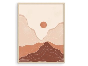 Haus and Hues Mountain Wall Art