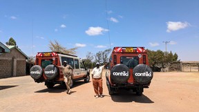 Our Contiki guides and drivers, Haron and Dennis.