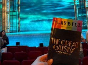 'The Great Gatbsy' a new musical.