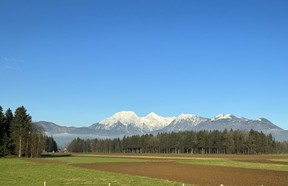 View from the coach travels.