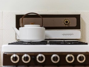 Surface Level With Stove Top & Tea Kettle
