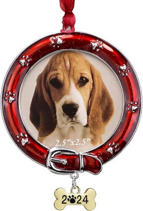 LARAINE 2024 Pet Photo Frame Ornament