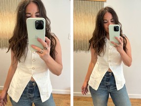 Aspen Linen Top