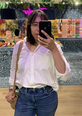 Sezane Max Shirt in white