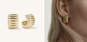 Mejuri Wide Charlotte Hoops