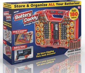 Ontel Battery Daddy Battery Organizer