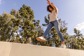 Performance Denim Girlfriend Jeans